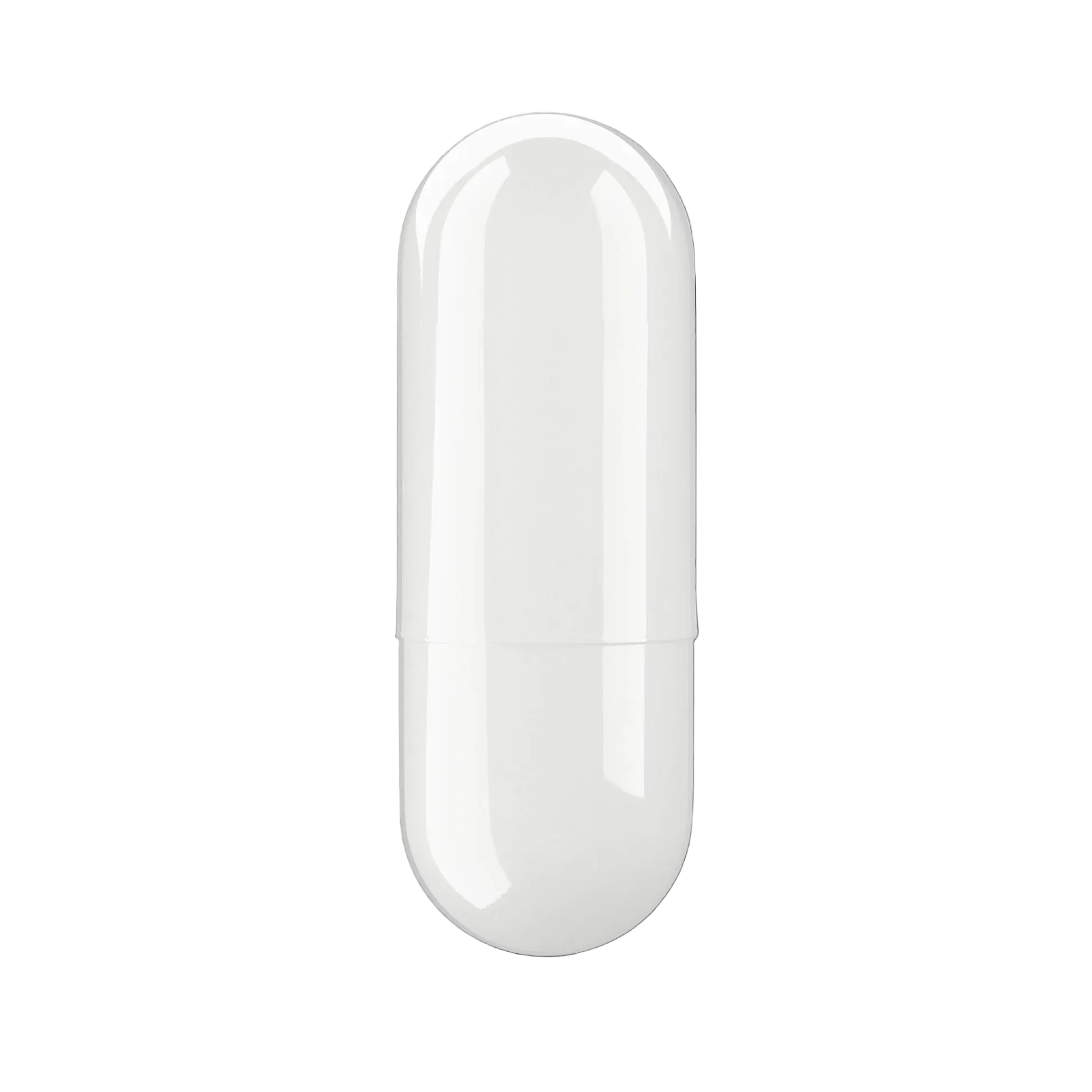 White oval-shaped supplement