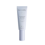A tube of Face Reality HydraRemedy Gel Serum with a white and light blue label, designed for hydration and soothing of the skin.
